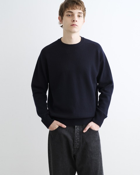CREW NECK PULLOVER クルーネック プルオーバー｜イエロー｜メンズ