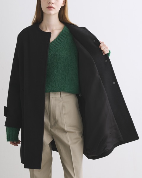 MALTON NO COLLAR マールトン ノーカラー｜ブラック｜ウィメンズ