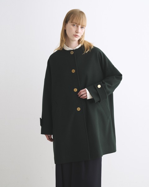 MALTON NO COLLAR マールトン ノーカラー｜ブラック｜ウィメンズ