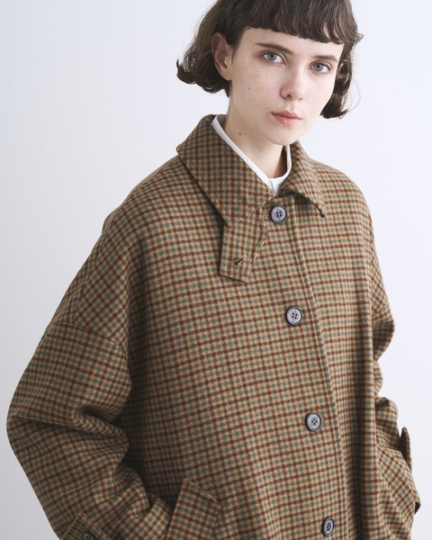 MALTON BUTTON THROUGH マールトン ボタンスルー｜ハウンドトゥース