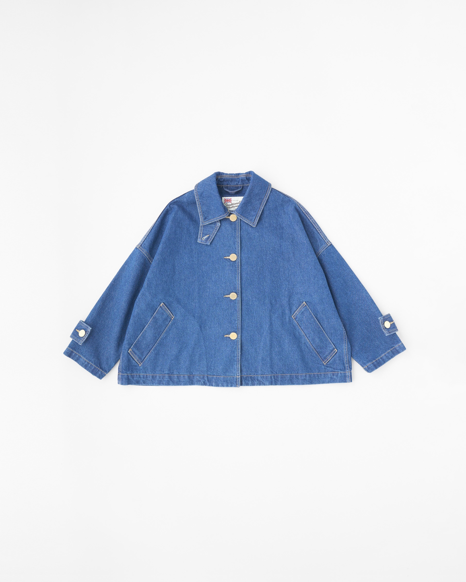 MALTON BUTTON THROUGH SHORT DENIM マールトン ボタンスルー ショート