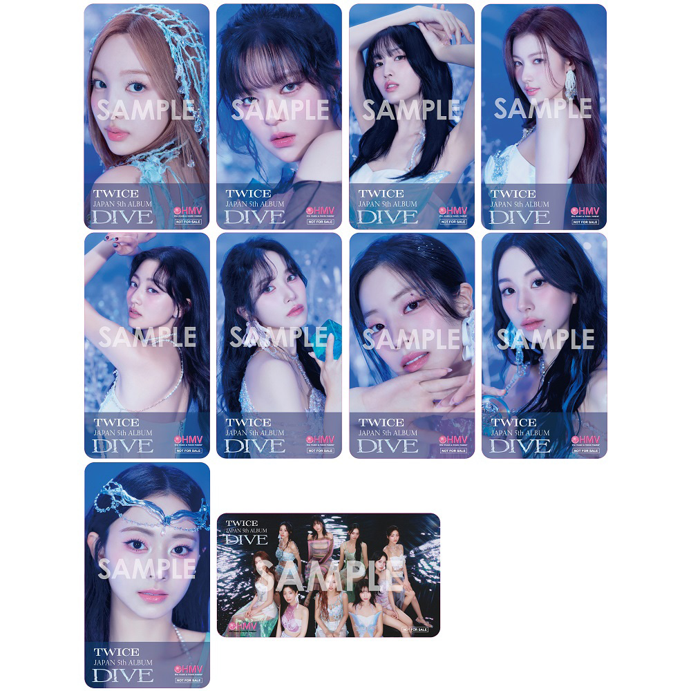 TWICE『DIVE』ソロジャケット盤 ナジョモサダチェツ 7枚セット TWICE