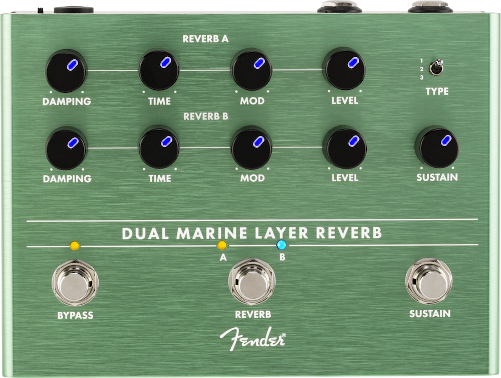 Fender Dual Marine Layer Reverb Effect Pedal - SPECIAL! – Twin