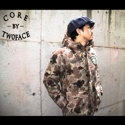 ソフトマシーン カモ ダウン ジャケット | SOFT MACHINE SCRAWL CAMO