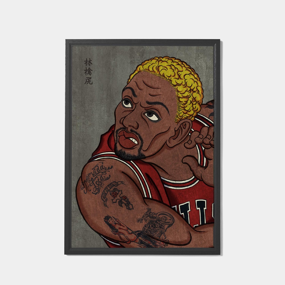 アップルバム “ワーム” 浮世絵 A1 Poster | APPLEBUM “WORM” 浮世絵 A1