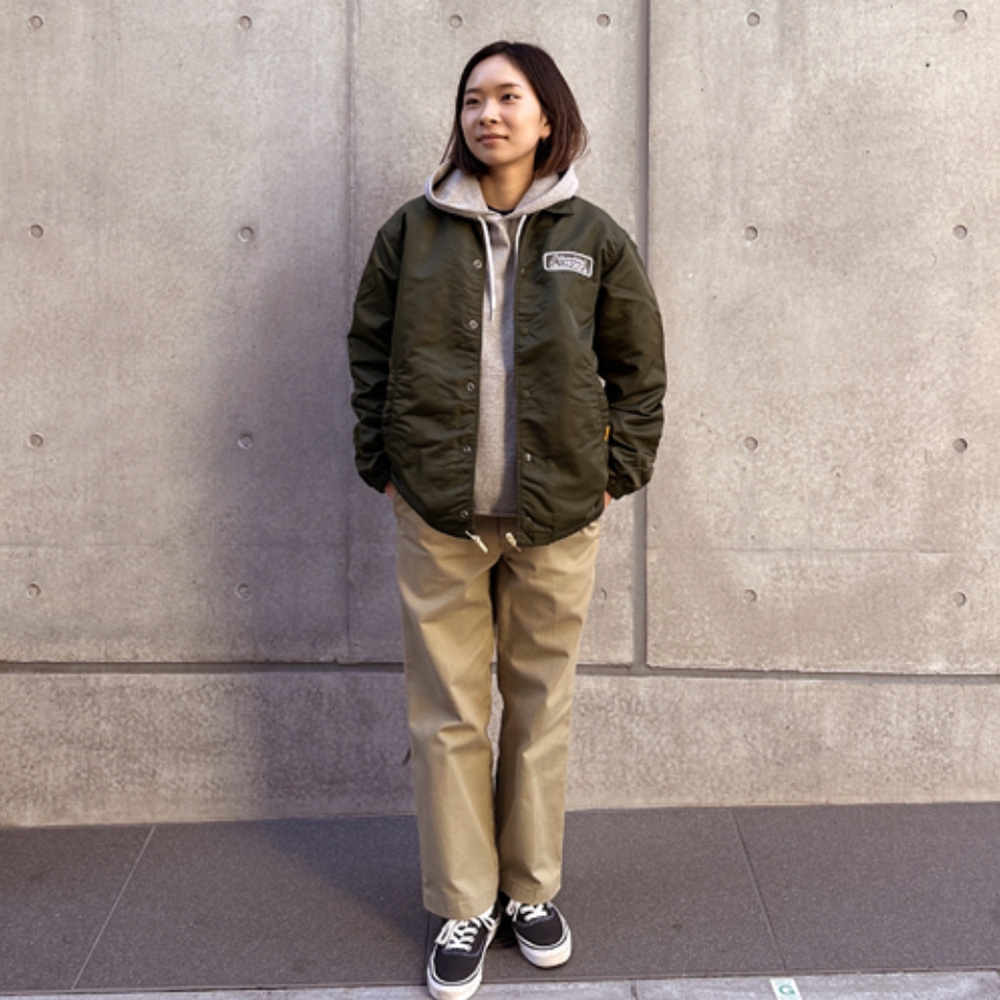 スタンダードカリフォルニア ロゴ パッチ コーチ ジャケット