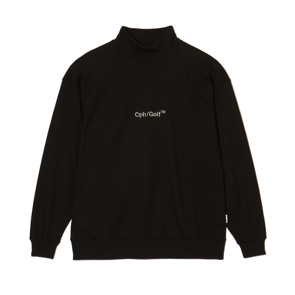 キャプテンズヘルム ゴルフ サーマル モック ネック ロングスリーブ