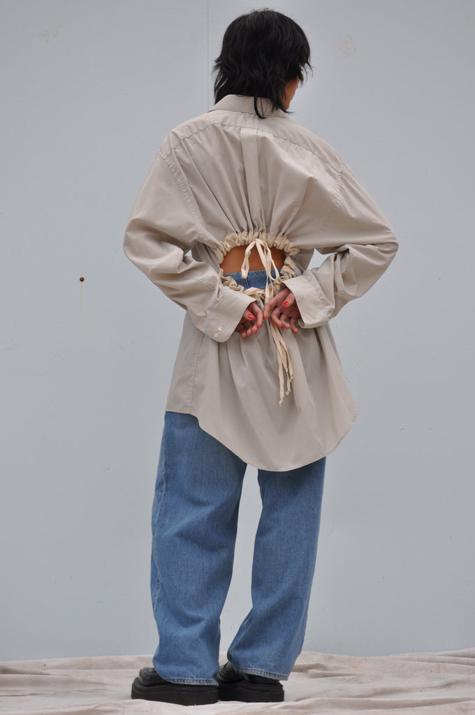 OPEN BACK BUTTON DOWN SHIRT – TWO FOUR SIX STUDIO