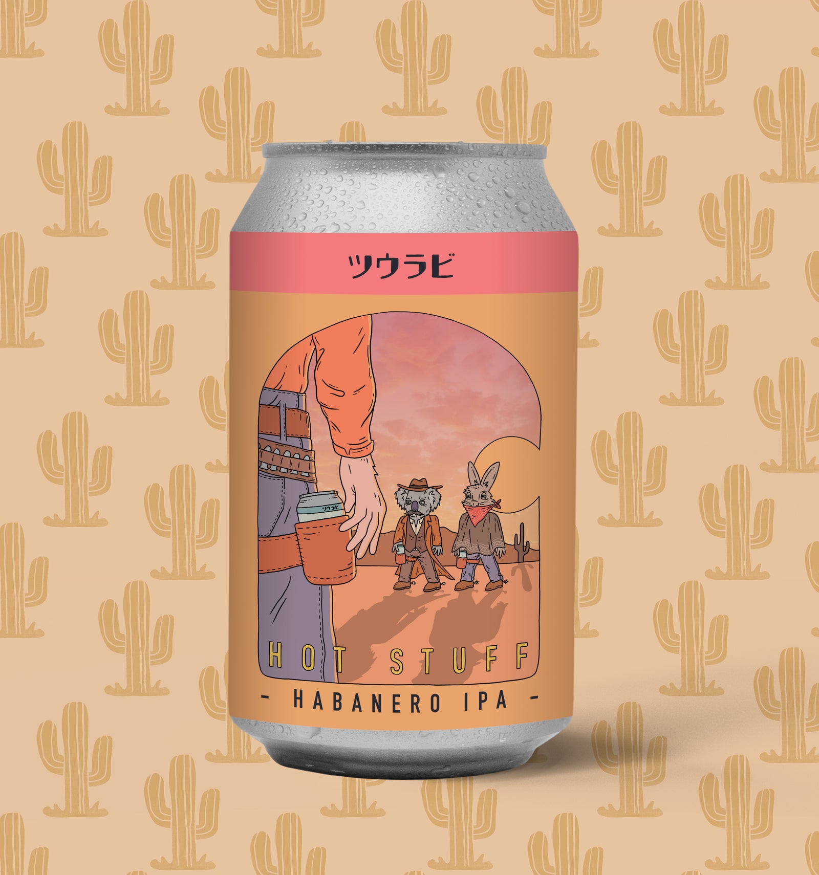 ツウラビ HOT STUFF (ハバネロ IPA) – TWO RABBITS BREWING COMPANY