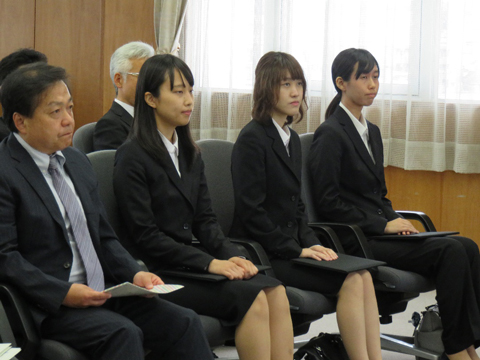 平成30年度富山大学女子大学院生チーム「スマート・ポリネーター」任命