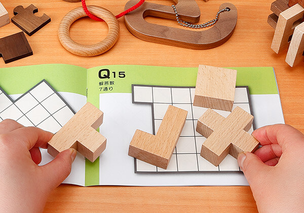 公式】ユーキャンの通販ショップ パズルで脳トレーニング 木製パズル全
