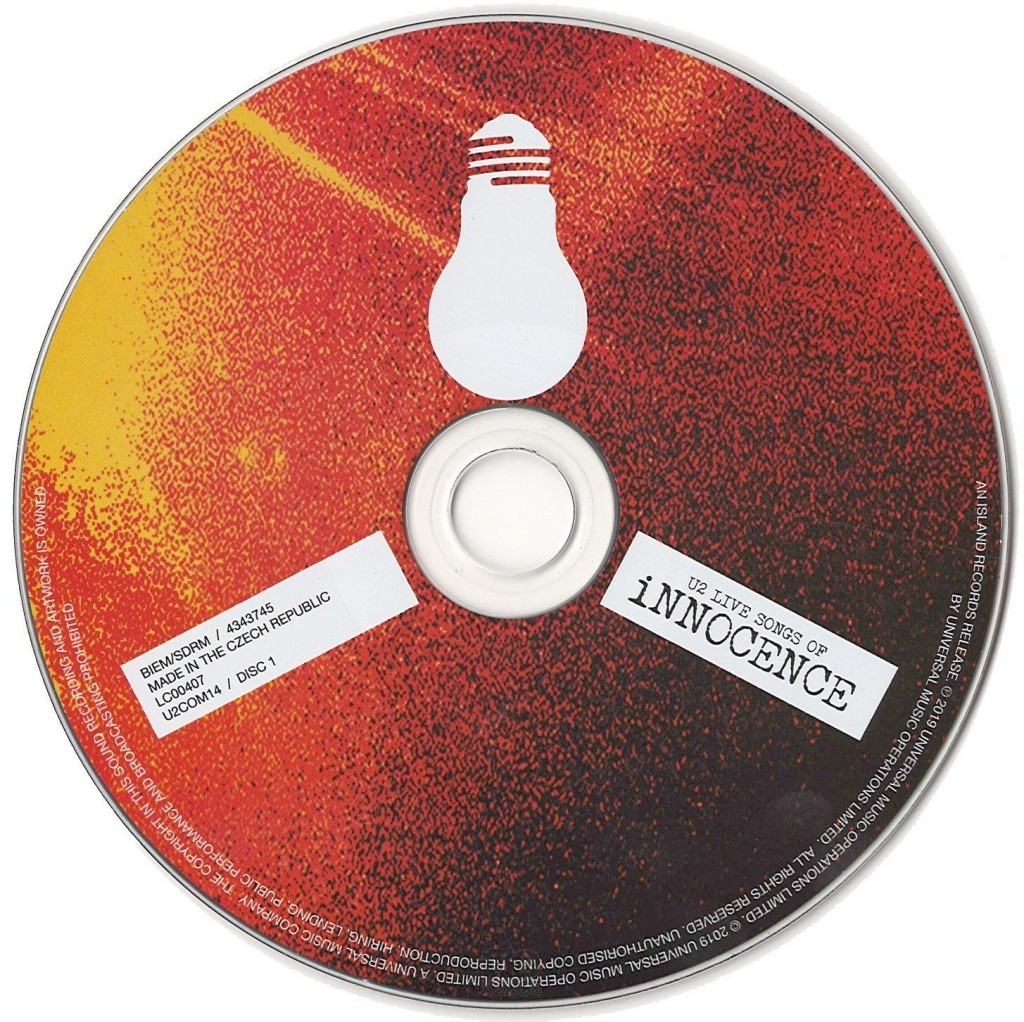 ☆非売品ファンクラブ限定☆U2 Live Songs of Innocence Live Songs of
