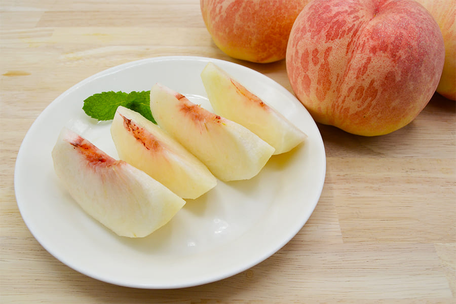 プレミアム白桃CX(シーエックス)約2kg(6〜8玉)