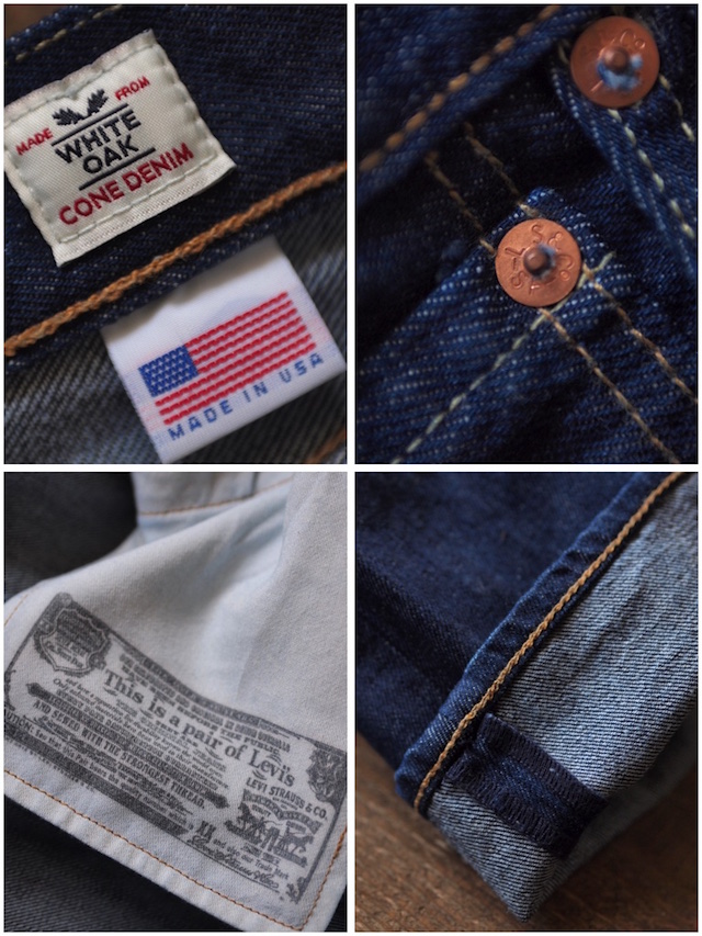 Levi's（リーバイス）501-Rinse, Cone Mills・White Oak Denim / Made