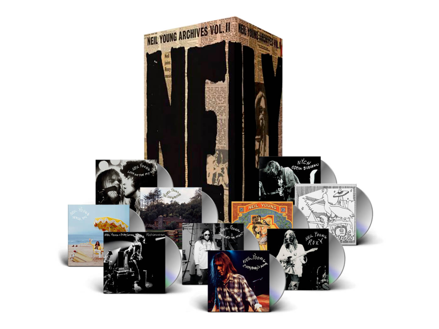 Watch the unboxing of Neil Young's Archives Vol II: 1972-1976 - UNCUT