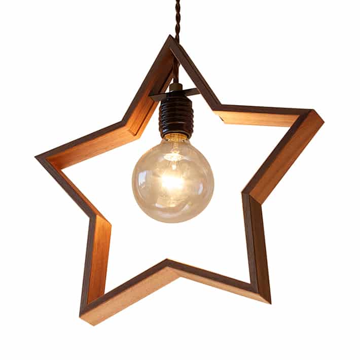 unico ウニコ ペンダントライト スター 星形 ブラウン unico 照明 DOM