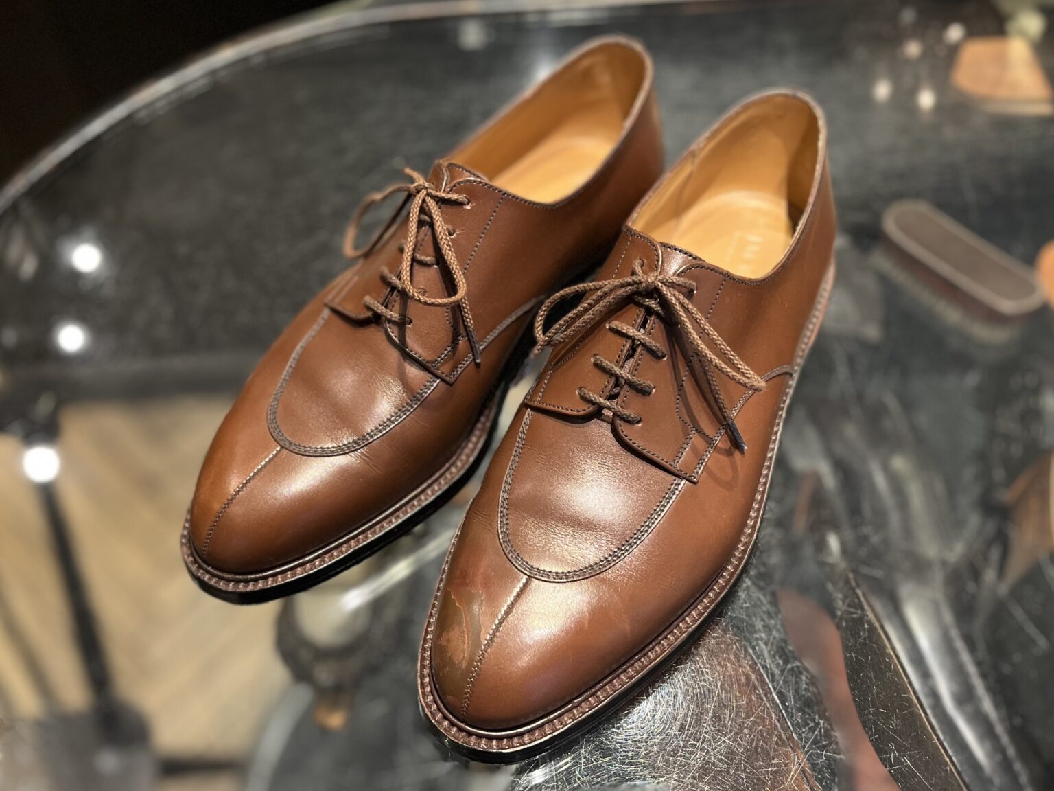 J.M.WESTON】598ハーフハント キズ補修｜BLOG｜ユニオンワークス [ 靴