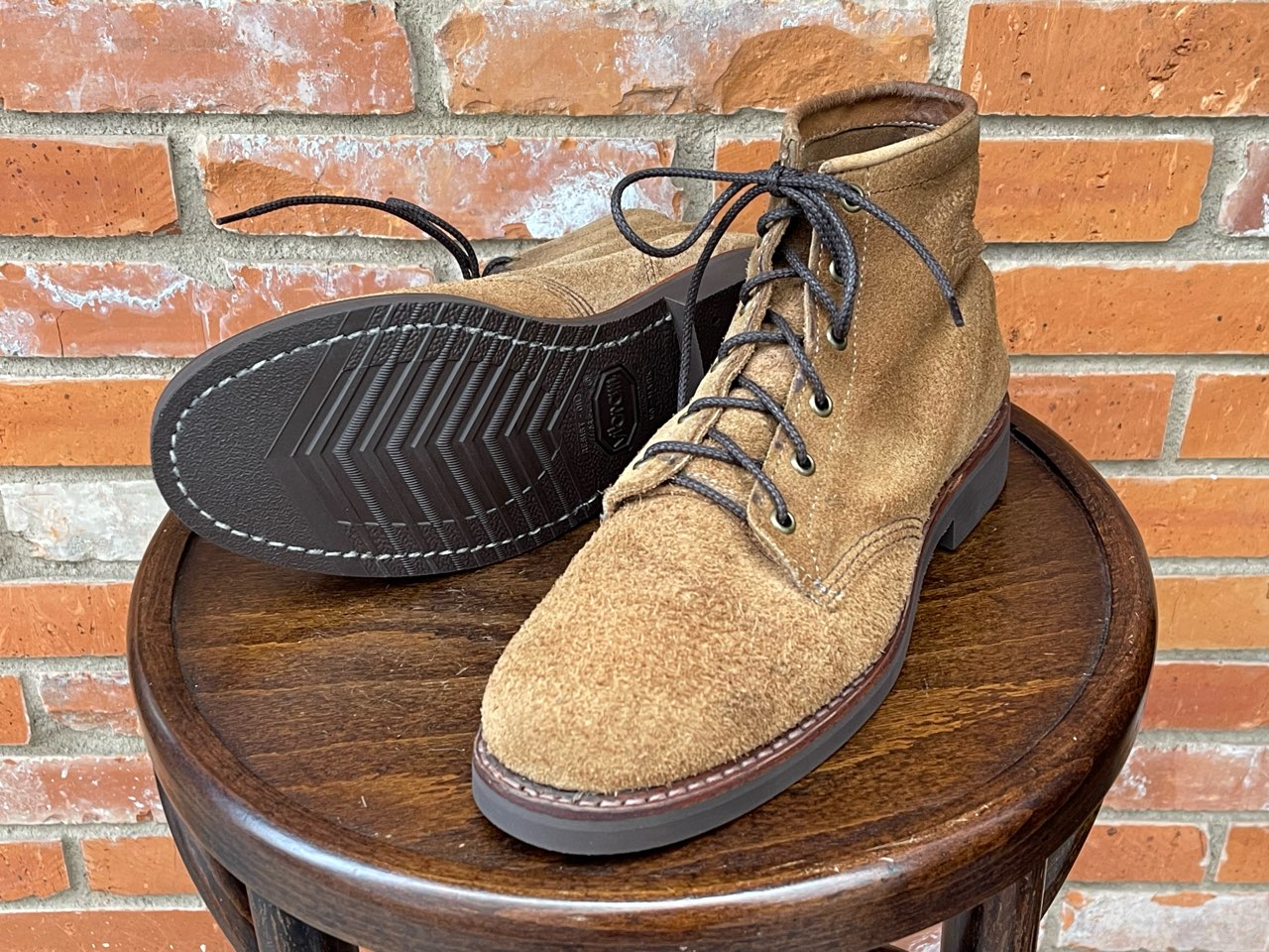 CHIPPEWA 】 チペワ プレーントゥブーツ オールソール(vibram#700