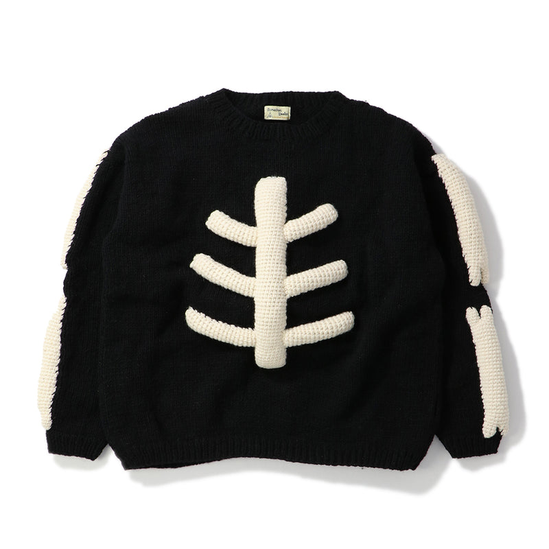 CREW NECK KNIT-3D BONE｜MACMAHON KNITTING MILLS｜TOPS（トップス