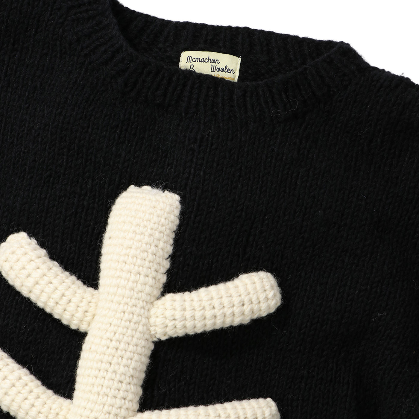 CREW NECK KNIT-3D BONE｜MACMAHON KNITTING MILLS｜TOPS（トップス