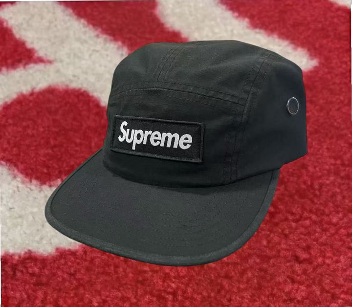 Supreme Military Camp Cap Black SS25 – UniqueHype