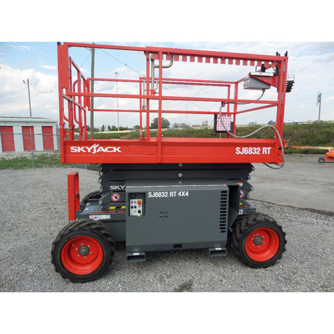 Used 2018 Skyjack SJ-6832RT Rough Terrain Scissor Lift ID 366363