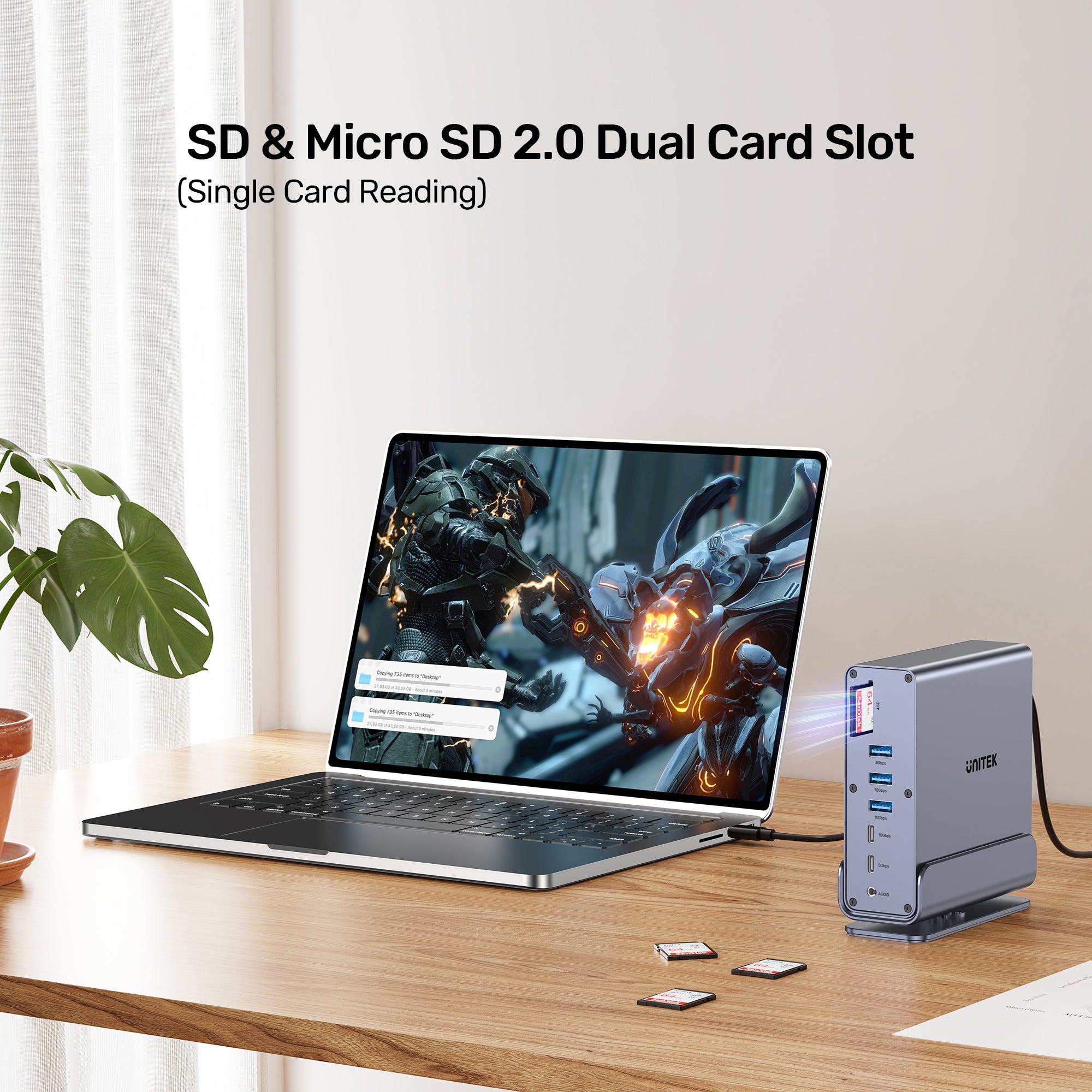 ユニバーサル DisplayLink トリプル 4K ドッキングステーション | UNITEK