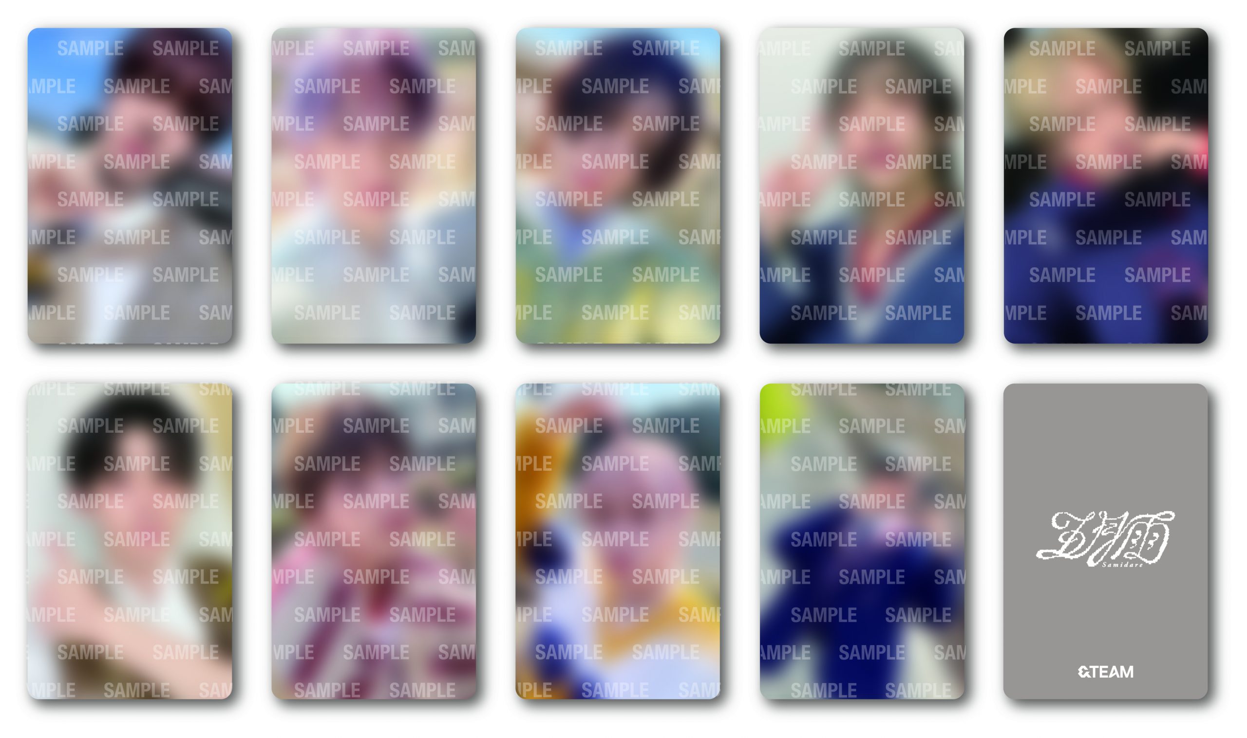 &TEAM 1st SINGLE「五月雨 (Samidare)」ストア特典絵柄公開 - &TEAM