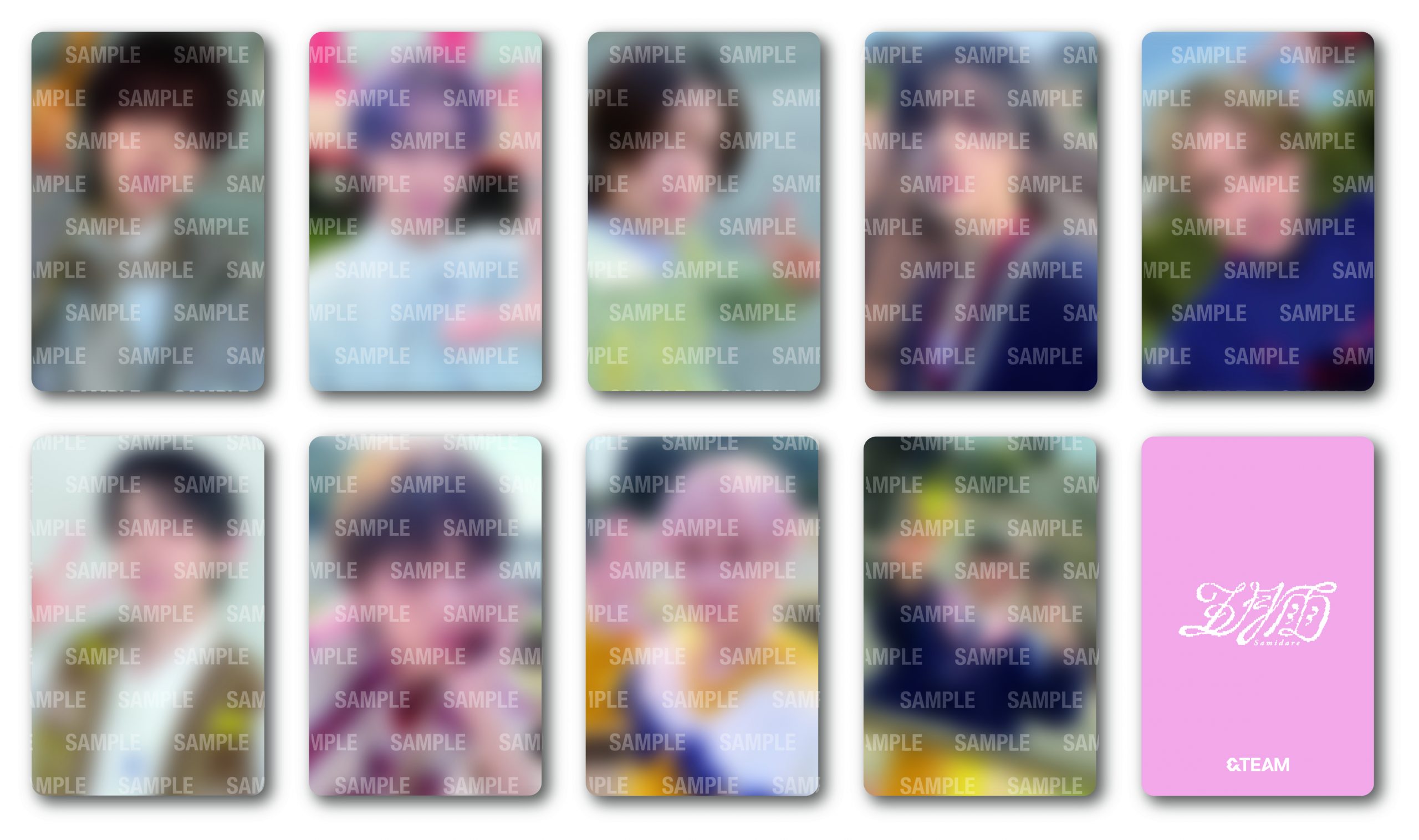 &TEAM 1st SINGLE「五月雨 (Samidare)」ストア特典絵柄公開 - &TEAM