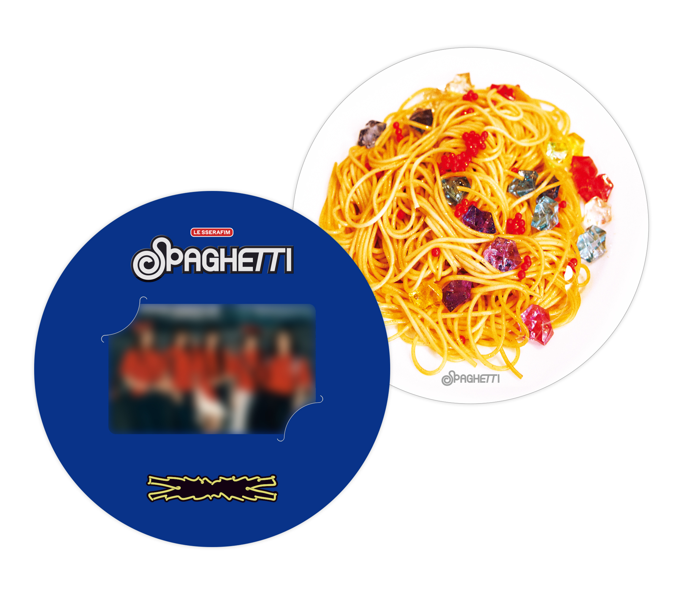 LE SSERAFIM 1st Single 'SPAGHETTI' CD購入特典絵柄公開！ - LE SSERAFIM