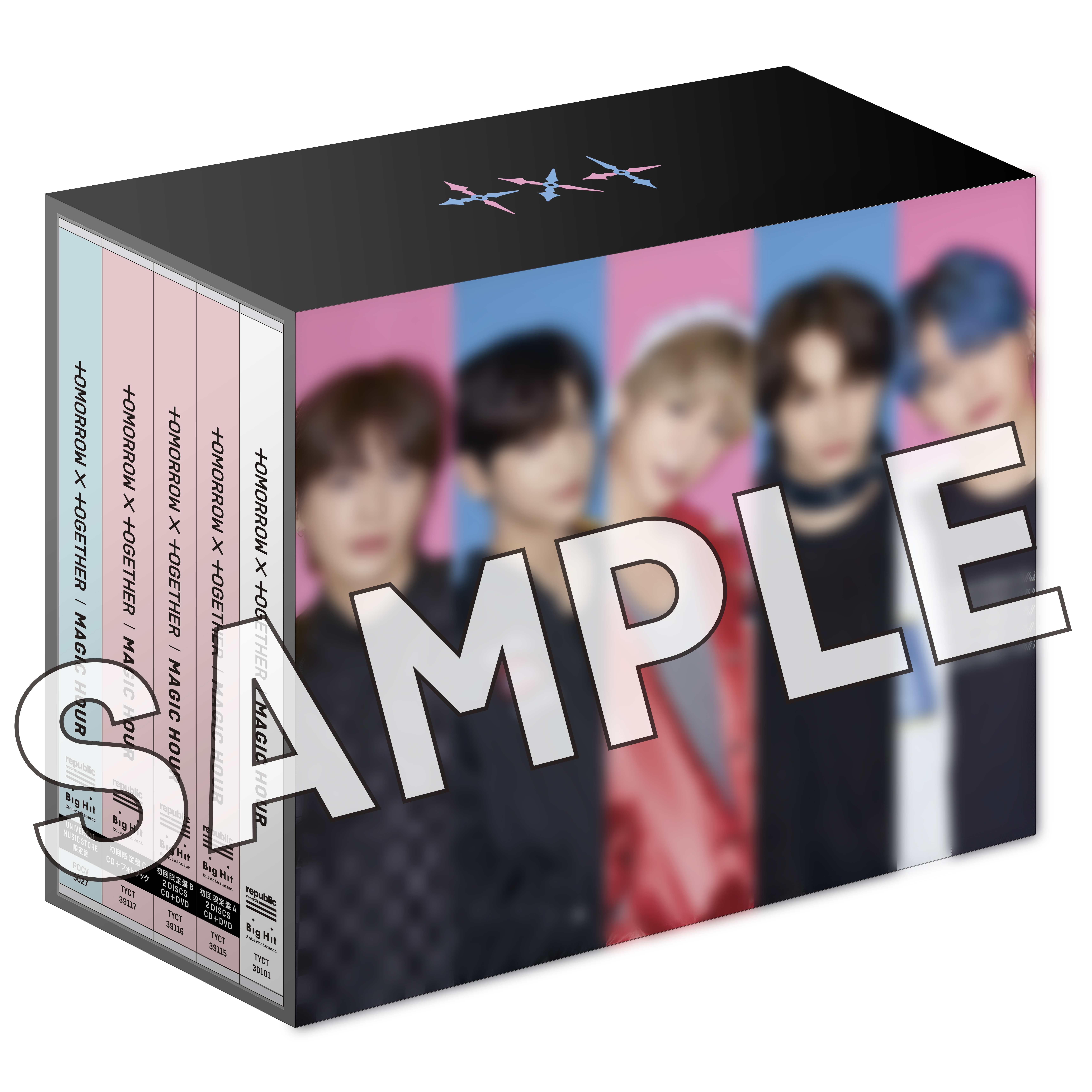 日本デビューシングル「MAGIC HOUR」のジャケット写真 & 店舗別セット