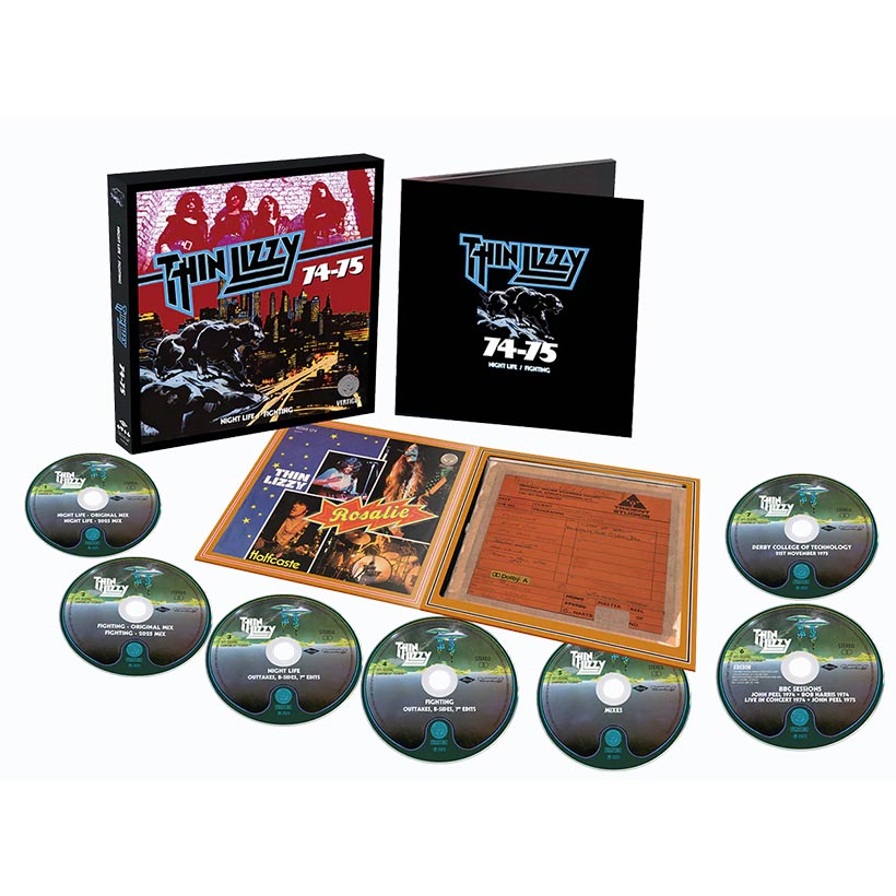 Thin Lizzy Announce '74-75 - Night Life / Fighting' Box Set