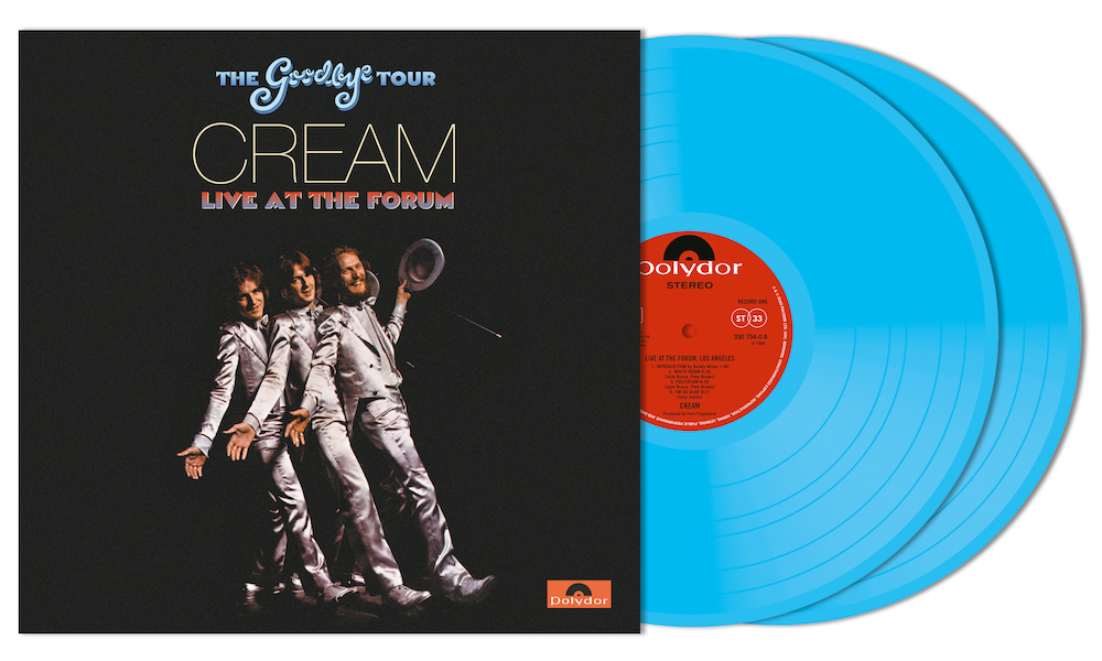 Cream's 1968 'Live At The Forum' Show For Blue Vinyl 2LP Edition