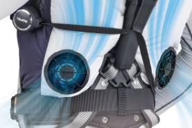 タジマ FV-BA37SEBWL 清涼ファン風雅ベスト2フルセットL ウエダ金物