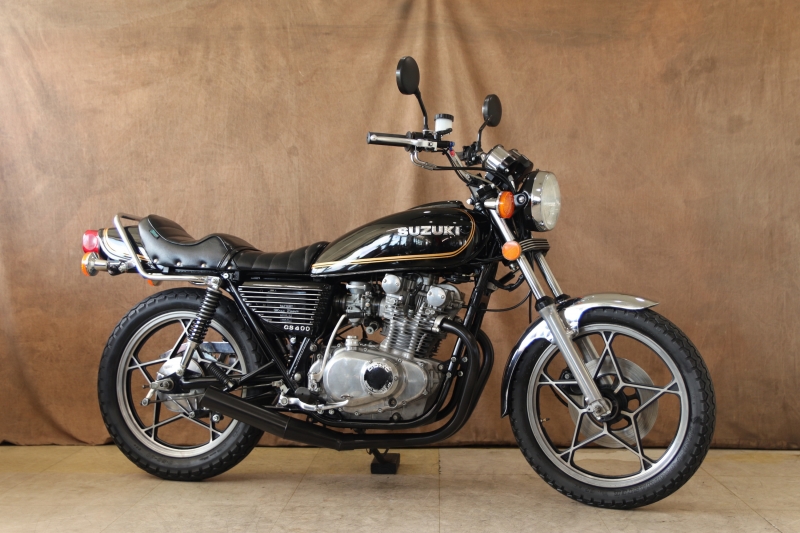 GS400 BLACK(E3カラー)+ヨシムラTYP集合｜SOLD OUT｜旧車・絶版バイク