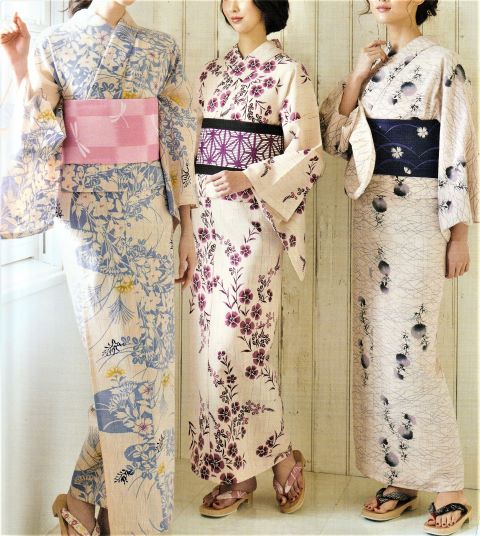 女物浴衣「源氏物語」ゆかたさわらび 商品詳細│柄のうえ新│職人の手