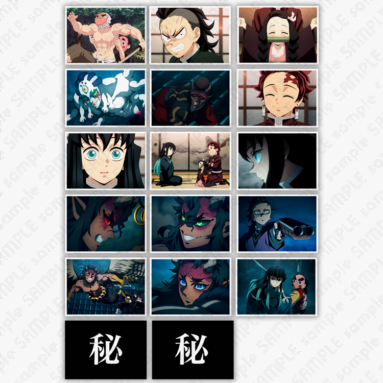 鬼滅の刃 刀鍛冶の里編 絵巻 終ノ巻 箔押しランダム57mm 缶バッジ B 哀