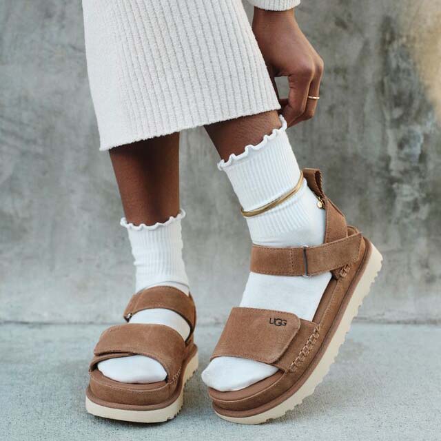 Fluffita Clear Flatform Sandal | UGG®