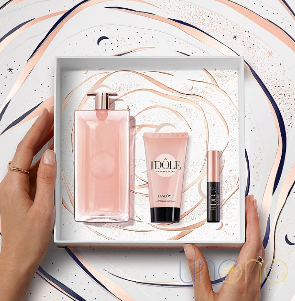 Lancome Idôle Gift Set (EDP 50ml + Body Cream + Mascara