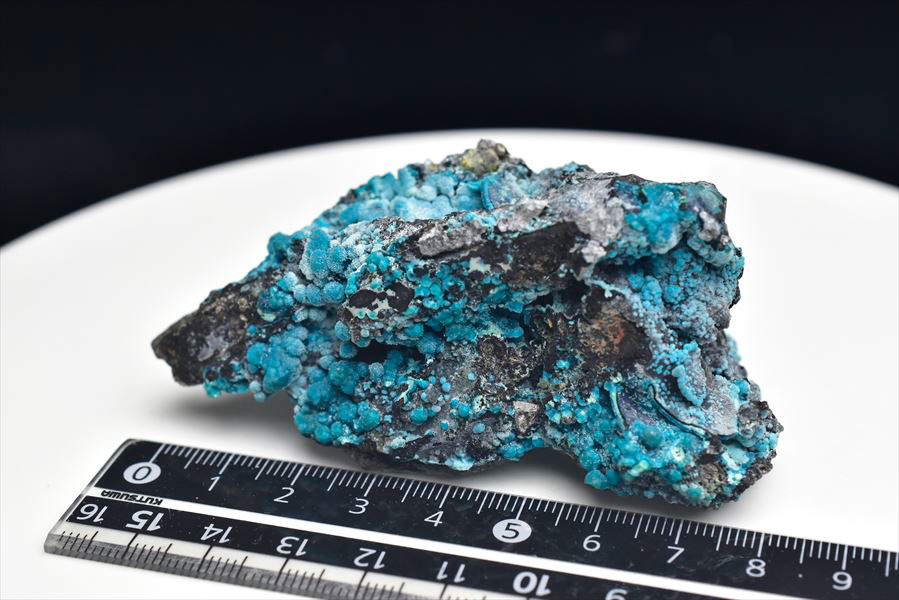 新産鉱物 クリソコラクォーツ（Tentadora鉱山）結晶原石｜アップ