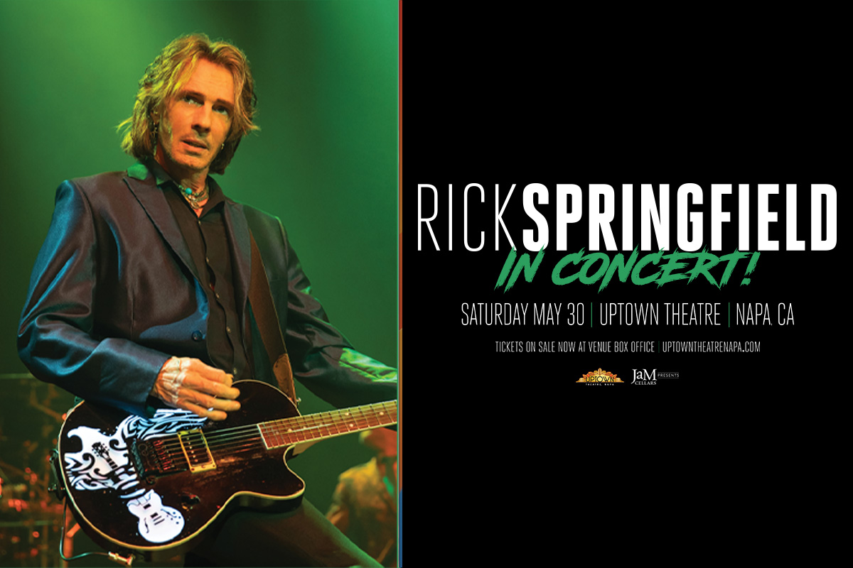 JaM Cellars Presents Rick Springfield – Rescheduled Date | Uptown