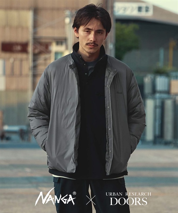 別注】NANGA / INNER DOWN JACKET 無領內搭羽絨外套｜URBAN RESEARCH