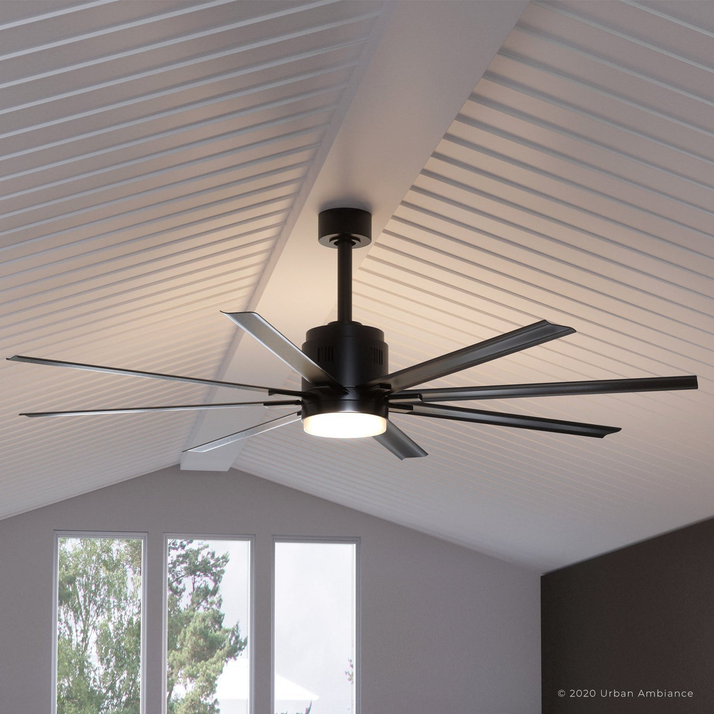 UHP9050 Urban Loft Indoor / Outdoor Ceiling Fan, 16.8