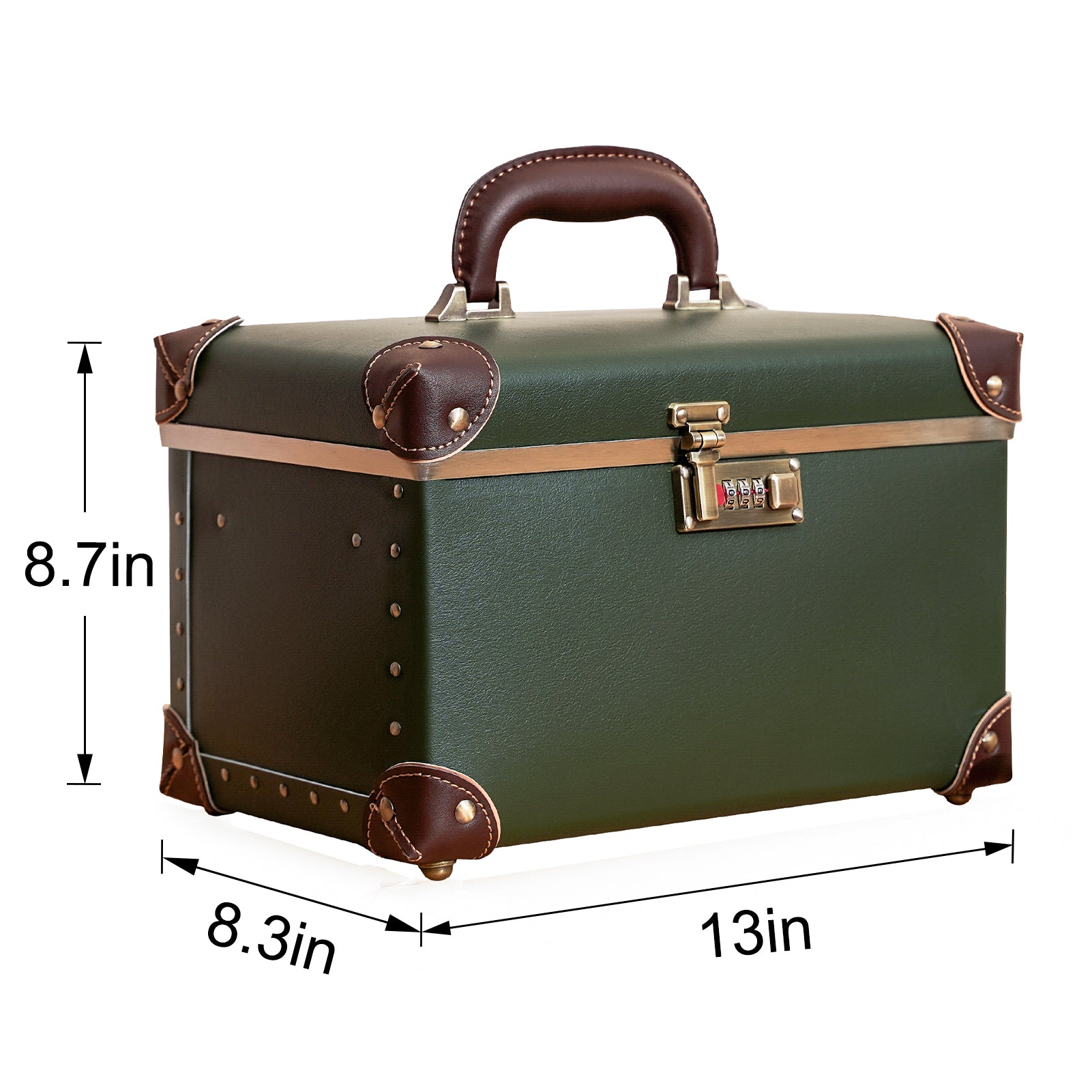 Urecity Vintage Makeup Train Case - 12.5