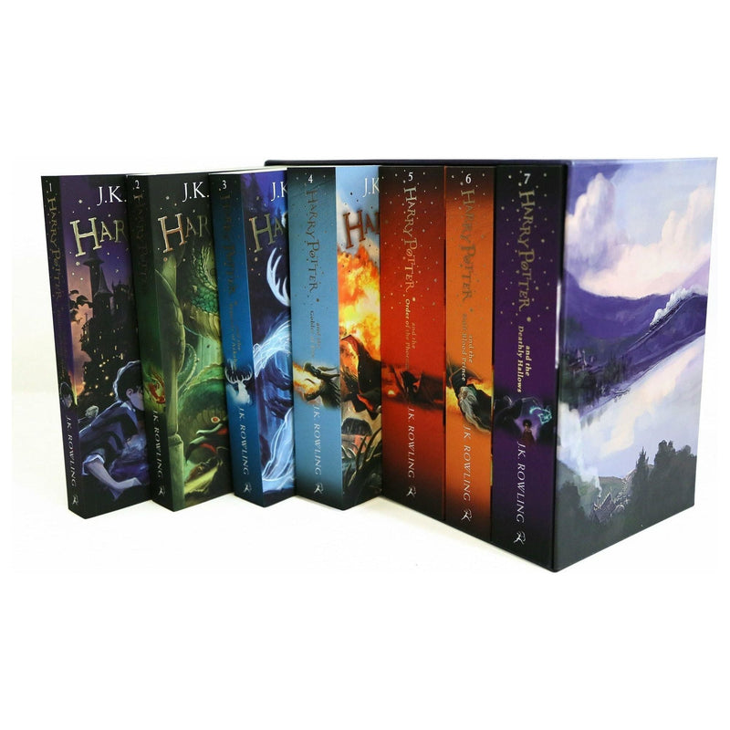 The Complete Harry Potter 7 Books Boxed Set (jk rowling books)