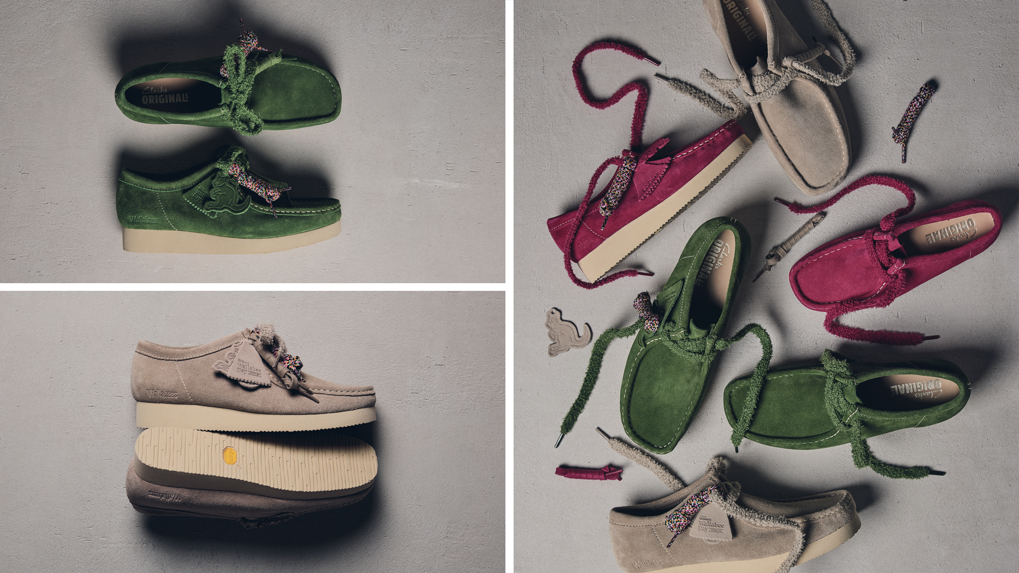 Limited-edition Clarks Wallabee shoes: Shop suede shoes for men