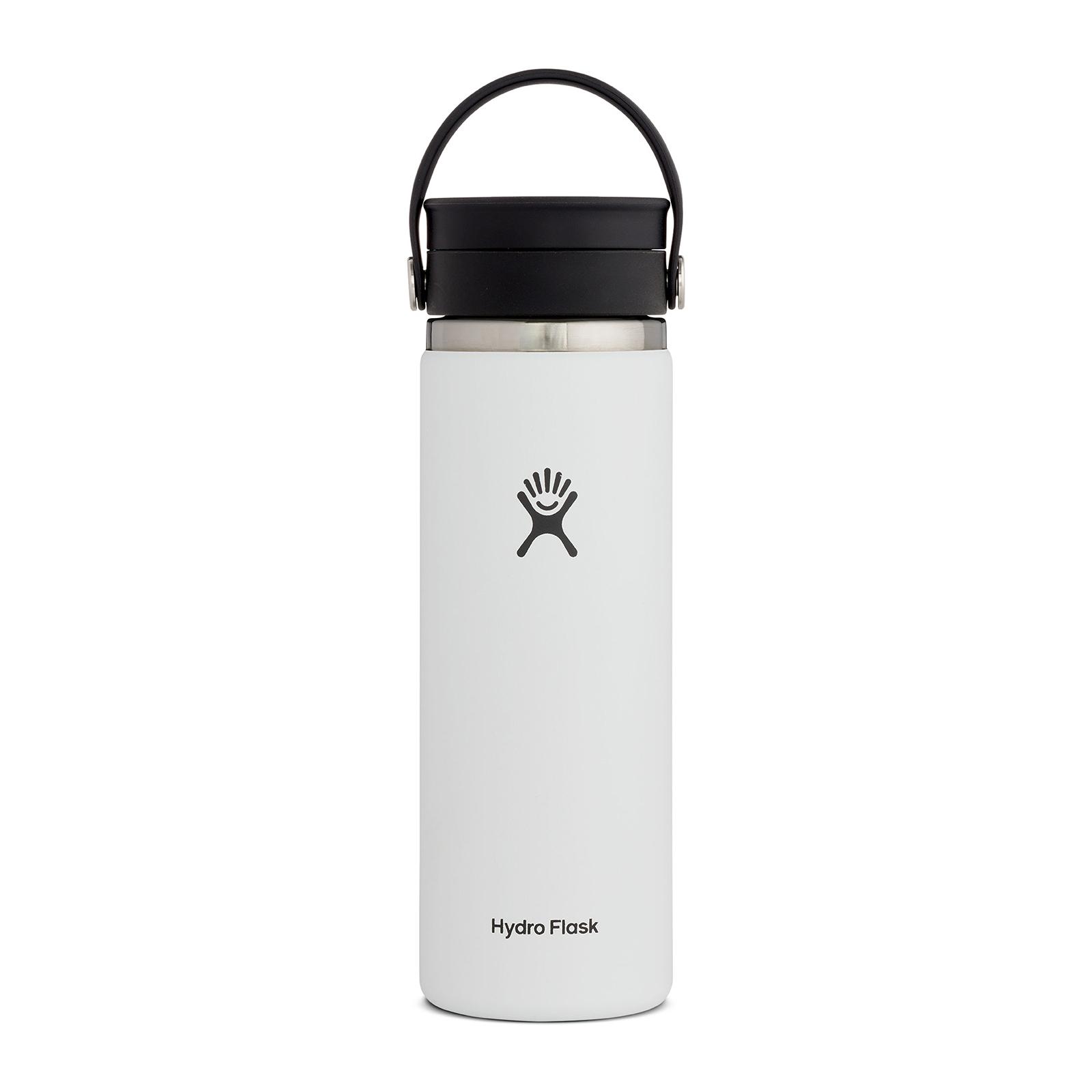 Hydro Flask White 20oz Wide Mouth Water Bottle | USC Bookstores