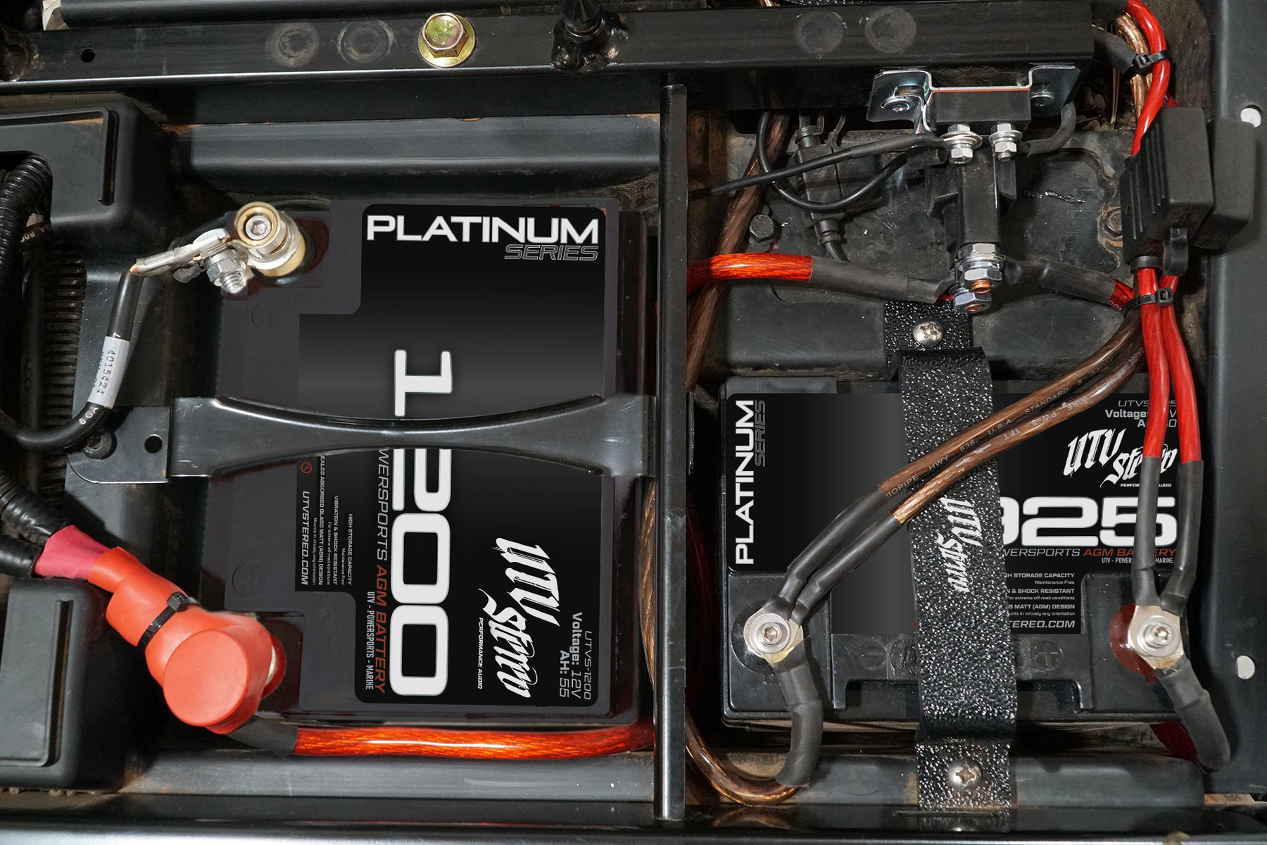 Polaris RZR 2nd Battery Replacement Kit | UTV Stereo