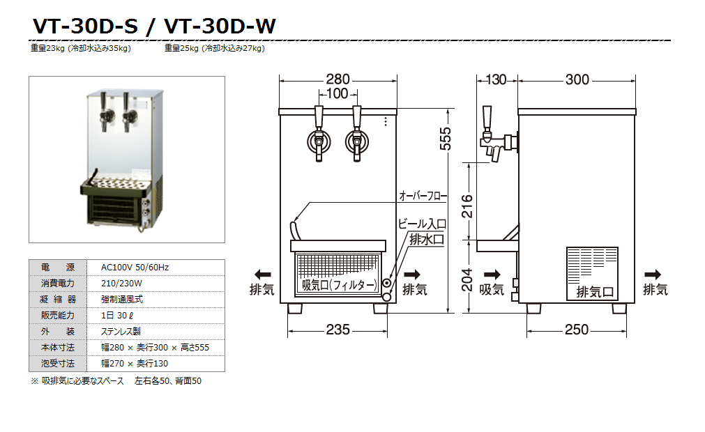 生ビールディスペンサー｜ボクソン工業株式会社