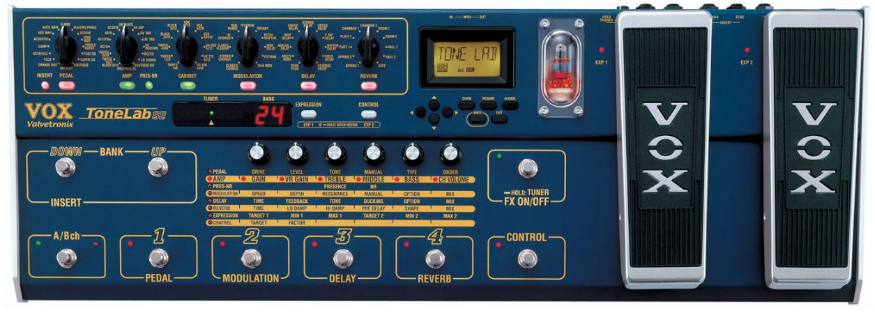 The VOX Showroom - Vox Valvetronix Tonelab SE Effects Processor